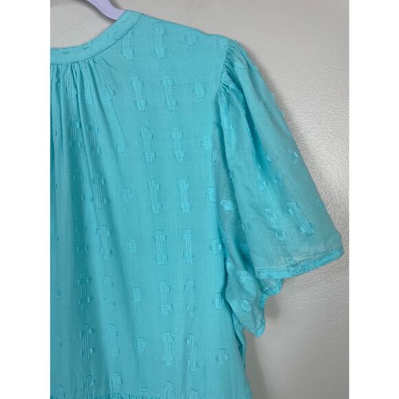 Sundance Sienna Breeze Dress Turquoise Large Boho Rodeo Casual Vacation - Picture 9 of 11